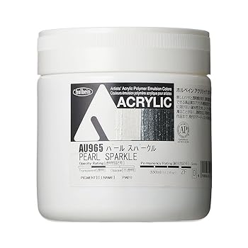 【中古】ホルベイン アクリリック 色つや甚だしい上半身 金965 330ml パールスパークル 16965