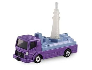 【中古】【39shop】▽★テコロジートミカ 東京スカイツリータウンジオラマ運搬トラック イルミネーションパープル TOMYソラマチトミー(非常に良い)|ドリエム店