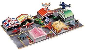 【中古】トミカ プレーンズ ジオラマップ ピットガレージ