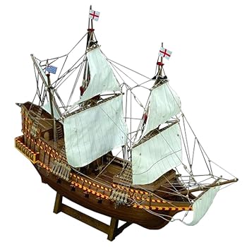 【中古】ウッディジョー 150 ゴールデンハインド 木製模型 組み立てキット