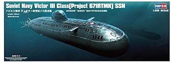 【中古】【39shop】ホビーボス★1350 潜水艦シリーズ ソビエト海軍 ヴィクターIII型 671RTMK型 原子力潜水艦 プラモデル（非常に良い）｜ドリエム店