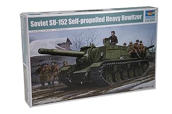 【中古】トランペッター 135 ソビエト軍 SU-152 重自走砲 プラモデル