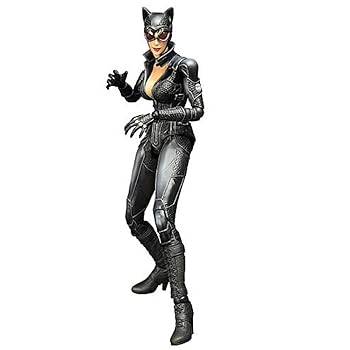 【中古】バットマン アーカム・シティ プレイアーツ改 キャットウーマン アクション フィギュア