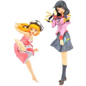 【中古】化物語 バケモノガタリ エクストラフィギュアVol．2 アニメ プライズ セガ 全2種フルコンプセット画像