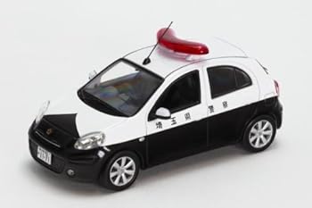 【中古】RAIS 143 NISSAN MARCH 12X PATROL CAR 2011 埼玉県警 完成品