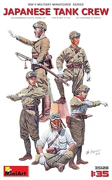 【中古】ミニアートMiniart 135 日本戦車兵フィギュアセット5体入 プラモデル
