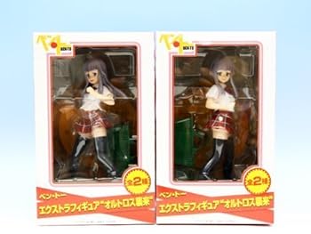 【中古】ベン・トー エクストラフィギュア オルトロス襲来 BEN-TO アニメ セガ全2種フルセット+ポスターおまけ画像