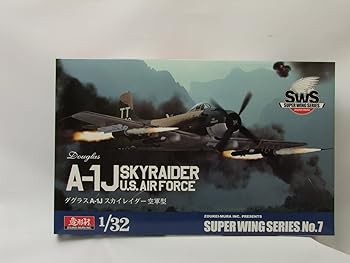 【中古】【39shop】SWS★132 A-1J スカイレイダー 空軍型 プラスチックモデル(良い)|ドリエム店