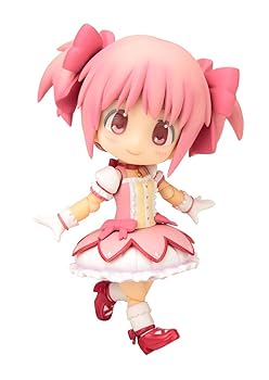 【中古】【39shop】コトブキヤ★キューポッシュ 劇場版 魔法少女まどか☆マギカ 鹿目まどか ノンスケール PVC製 塗装済み可動フィギュア（非常に良い）｜ドリエム店