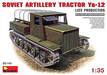 【中古】ミニアート 135 ソビエト砲兵トラクターYa12 後期型 MA35140 プラモデル