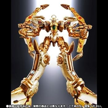 【中古】バンダイBANDAI スーパーロボット超合金 創聖のアクエリオン ゴールドソーラーアクエリオン魂ウェブ限定画像