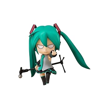 【中古】ねんどろいど 週刊はじめての初音ミク Amazon.co.jpダンボール ペーパークラフト ノンスケール ABS&PVC塗装済み可動フィギュア