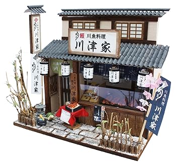 【中古】【39shop】ビリー★手作りドールハウスキット 柴又の老舗キット 柴又のうなぎ屋 8833(非常に良い)|ドリエム店