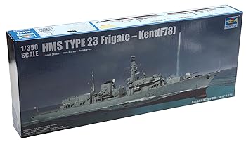 【中古】トランペッター 1350 イギリス海軍 23型フリゲート HMS ケント F78 プラモデル