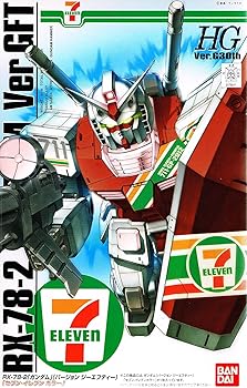 【中古】【39shop】バンダイBANDAI★セブン-イレブン限定 HG 1144 RX-78-2 ガンダム Ver.GFTバージョン ジーエフティー セブンイレブンカラー（非常に良い）｜ドリエム店