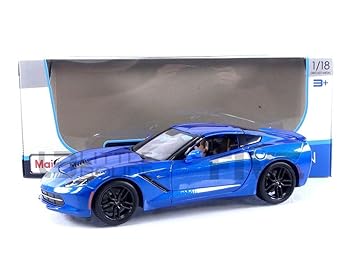 【中古】MaistoMaisto 2014 Chevrolet Corvette Stingray Z51 Blue 118 by 31677 31677BL 並行輸入品