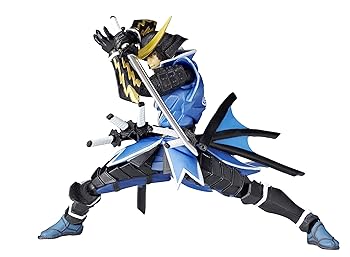 【中古】海洋堂 マイクロヤマグチ リボルミニ 戦国BASARA 伊達政宗 約115mm ABS&PVC製 塗装済み可動フィギュア rm-004