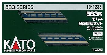 【中古】【39shop】KATO★Nゲージ 583系 モハネ 増結 2両セット 10-1238 鉄道模型 電車(良い)|ドリエム店