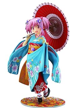 【中古】魔法少女まどか☆マギカ 鹿目まどか 舞妓Ver. 18スケール PVC製 塗装済み完成品フィギュア