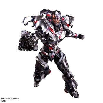 【中古】DC Comics VARIANT PLAY ARTS改 サイボーグPVC塗装済みアクションフィギュア