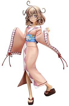 【中古】ささみさん@がんばらない 月読 鎖々美 浴衣Ver. 18スケール PVC製塗装済み完成品画像
