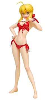 【中古】フェイトエクストラ セイバーフェイトエクストラVer.red edition 110スケール PVC製塗装済み完成品