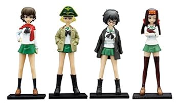 【中古】プラッツ 135 ガールズ&パンツァー カバさんチームフィギュアセット
