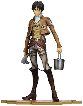 【中古】BRAVE-ACT 進撃の巨人 エレン・イェーガーお掃除版 18 完成品フィギュア