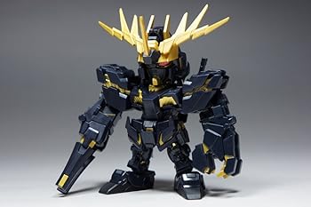 【中古】BANDAI　SD GUNDAM ACTION FIGURE　UNICORN GUNDAM 02 BANSHEEユニコーンガンダム 2号機 バンシィ