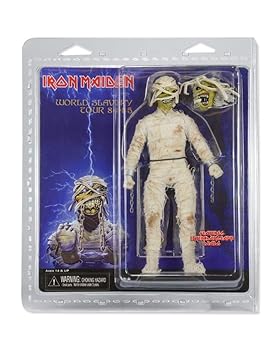 【中古】NECA Iron Maiden Mummy Eddie Clothed 8 Action Figure