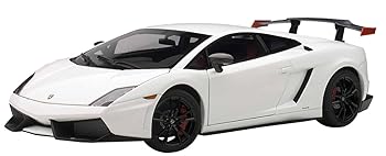 【中古】AUTOart 118 ランボルギーニ ガヤルド LP570-4 スーパートロフェオ ストラダーレ ホワイト