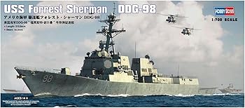 【中古】ホビーボス 1700 艦船 アメリカ海軍駆逐艦フォレスト・シャーマンDDG-98 83414 プラモデル
