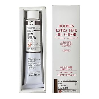 【中古】ホルベイン 油絵具 HH342 110ml ローアンバー 10342
