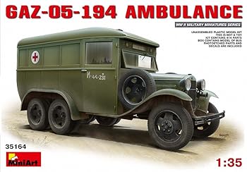 【中古】ミニアート 135 GAZ-05-194 アンビュランス プラモデル