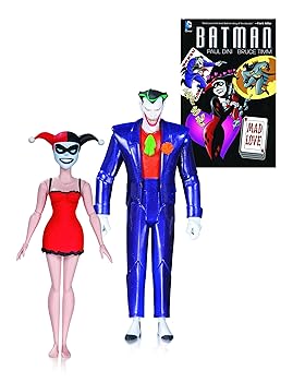 【中古】【39shop】DC★Collectibles Batman Animated Series: The Joker & Harley Quinn Mad Love Book & Action Figure 2 Pack(非常に良い)|ドリエム店