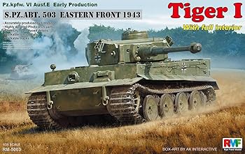 【中古】【39shop】ライフィールドモデル★135 タイガーI 重戦車 前期型 フルインテリア 503重戦車大隊 東部戦線 1943年 プラモデル（非常に良い）｜ドリエム店 15,851円
