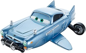 【中古】カーズ 2016 マテル ダイキャスト ミニカー 晴れ晴れしい フィン マックロケット弾 with ブリーザー オイルリグ ゲッタウェイ  MATTEL CARS DIE CAST