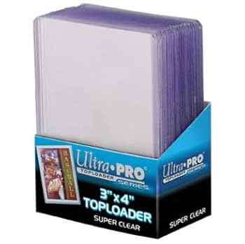 【中古】【39shop】Ultra★Pro プレミアムトップローダー 4パック 1パックあたり25トップローダー 合計100枚 標準サイズ 野球 サッカー バスケットボール ホッケー（良い）｜ドリエム店