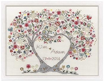 【中古】Bothy Threads クロスステッチキット Love Blossoms ラブブラッサム並行輸入品 XKA4