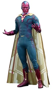 【中古】ムービー・マスターピース アベンジャーズエイジ・オブ・ウルトロン ヴィジョン 16スケール プラスチック製 塗装済み 可動フィギュア