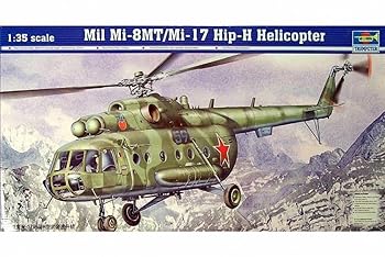 【中古】トランペッター 135 ミル Mi-17 ヒップH 兵員輸送ヘリコプター プラモデル