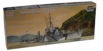 【中古】【39shop】トランペッター★1350 ドイツ海軍 Z級駆逐艦 “Z-30 1942" プラモデル(非常に良い)|ドリエム店