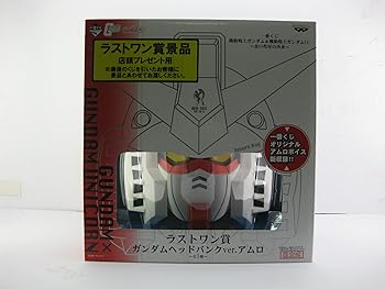 【中古】【39shop】一番くじ★機動戦士ガンダム&機動戦士ガンダムUC 赤い彗星の再来 ラストワン賞 ガンダムヘッドバンクver.アムロ 全1種(非常に良い)|ドリエム店