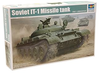 【中古】トランペッター 135 ソビエト軍 IT-1ミサイル駆逐戦車 プラモデル
