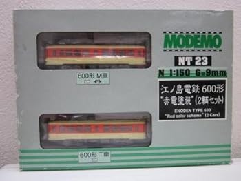 【中古】Nゲージ NT23 江ノ島電鉄600型 赤電塗装 2輌セット