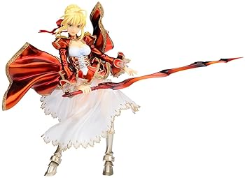 【中古】【39shop】FateEXTRA★セイバーエクストラ 18スケール PVC塗装済み完成品（良い）｜ドリエム店