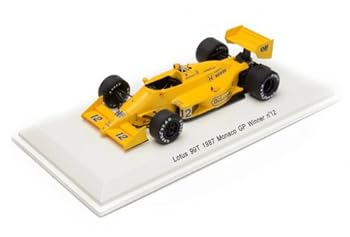 【中古】【39shop】Reve★143 Lotus 99T 1987 Monaco GP Winner No12 A.Senna 完成品（非常に良い）｜ドリエム店