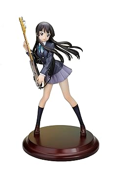 【中古】けいおん! 秋山澪 16スケール PVC製 塗装済み完成品フィギュア