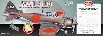 【中古】【39shop】Guillow's★404LC 零戦WWII戦闘機バルサキット- Mitsubishi Zero(良い)|ドリエム店