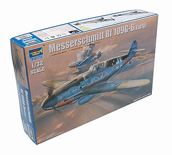 【中古】トランペッター 132 ドイツ軍 メッサーシュミット Bf109 G-6 初期型 プラモデル